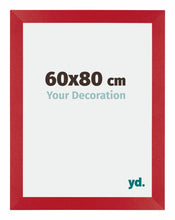 Mura MDF Bilderrahmen 60x80cm Rot Vorne Messe | Yourdecoration.de