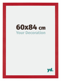 Mura MDF Bilderrahmen 60x84cm Rot Vorne Messe | Yourdecoration.de