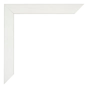 Mura MDF Bilderrahmen 60x85cm Weiss Gewischt Detail Ecke | Yourdecoration.de