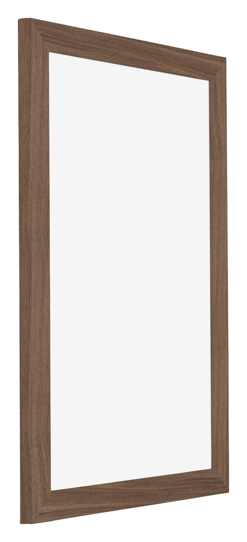 Mura MDF Bilderrahmen 61x91 5cm Nussbaum Dunkel Vorne Schrag | Yourdecoration.de