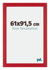Mura MDF Bilderrahmen 61x91 5cm Rot Vorne Messe | Yourdecoration.de