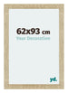 Mura MDF Bilderrahmen 62x93cm Sonoma Eiche Vorne Messe | Yourdecoration.de