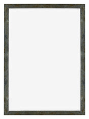 Mura MDF Bilderrahmen 67x98cm Blau Gold Meliert Vorne | Yourdecoration.de