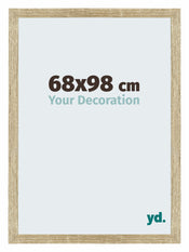 Mura MDF Bilderrahmen 68x98cm Sonoma Eiche Vorne Messe | Yourdecoration.de