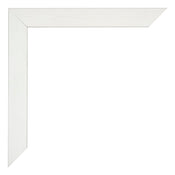 Mura MDF Bilderrahmen 68x98cm Weiss Gewischt Detail Ecke | Yourdecoration.de