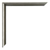 New York Aluminium Bilderrahmen 20x25cm Mercury Struktur Detail Ecke | Yourdecoration.de
