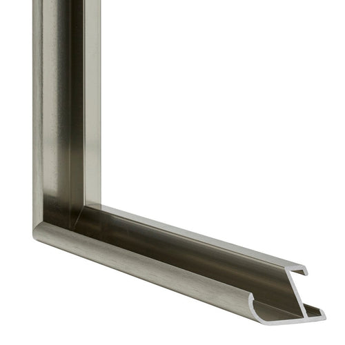 New York Aluminium Bilderrahmen 20x25cm Mercury Struktur Detail Querschnitt | Yourdecoration.de