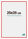 New York Aluminium Bilderrahmen 25x35cm Rot Ferrari Vorne Messe | Yourdecoration.de