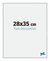 New York Aluminium Bilderrahmen 28x35cm Silber Matt Vorne Messe | Yourdecoration.de