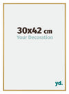 New York Aluminium Bilderrahmen 30x42cm Gold Glanz Vorne Messe | Yourdecoration.de