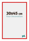 New York Aluminium Bilderrahmen 30x45cm Rot Ferrari Vorne Messe | Yourdecoration.de