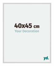 New York Aluminium Bilderrahmen 40x45cm Silber Matt Vorne Messe | Yourdecoration.de