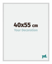New York Aluminium Bilderrahmen 40x55cm Silber Matt Vorne Messe | Yourdecoration.de