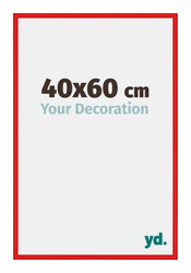 New York Aluminium Bilderrahmen 40x60cm Rot Ferrari Vorne Messe | Yourdecoration.de