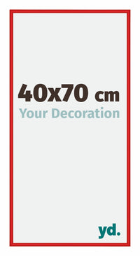 New York Aluminium Bilderrahmen 40x70cm Rot Ferrari Vorne Messe | Yourdecoration.de