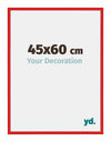 New York Aluminium Bilderrahmen 45x60cm Rot Ferrari Vorne Messe | Yourdecoration.de