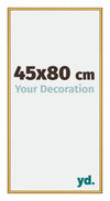 New York Aluminium Bilderrahmen 45x80cm Gold Glanz Vorne Messe | Yourdecoration.de