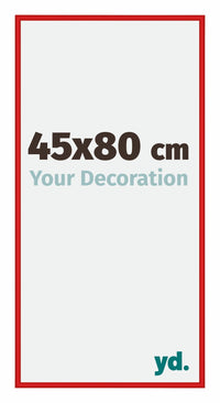 New York Aluminium Bilderrahmen 45x80cm Rot Ferrari Vorne Messe | Yourdecoration.de