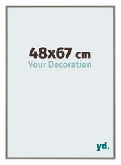 New York Aluminium Bilderrahmen 48x67cm Merkury Struktur Vorne Messe | Yourdecoration.de
