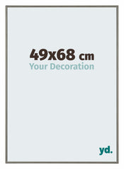 New York Aluminium Bilderrahmen 49x68cm Merkury Struktur Vorne Messe | Yourdecoration.de