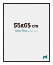 New York Aluminium Bilderrahmen 55x65cm Schwarz Matt Vorne Messe | Yourdecoration.de