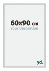 New York Aluminium Bilderrahmen 60x90cm Silber Matt Vorne Messe | Yourdecoration.de