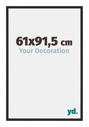 New York Aluminium Bilderrahmen 61x91 5cm Schwarz Matt Vorne Messe | Yourdecoration.de