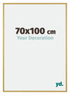 New York Aluminium Bilderrahmen 70x100cm Gold Glanz Vorne Messe | Yourdecoration.de