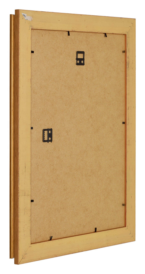 Oxford Holz Bilderrahmen 18x24cm Gold Antik Ruckseite Schrag | Yourdecoration.de