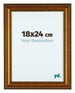 Oxford Holz Bilderrahmen 18x24cm Gold Antik Vorne Messe | Yourdecoration.de