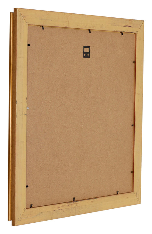Oxford Holz Bilderrahmen 20x20cm Gold Antik Ruckseite Schrag | Yourdecoration.de