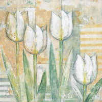 PGM BET 91 Eric Barjot White Tulips Kunstdruck 15x15cm | Yourdecoration.de