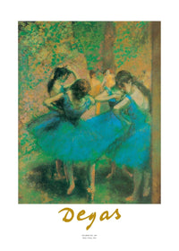 PGM EDE 132 Edgar Degas Ballerine blu Kunstdruck 50x70cm | Yourdecoration.de