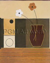 PGM ENP 314 Pablo Esteban Circles and Flowers II Kunstdruck 40x50cm | Yourdecoration.de