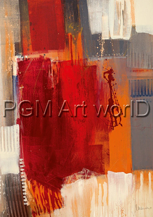 PGM FCU 701M Francesco Cusumano Astratto colorato I Kunstdruck 21x30cm | Yourdecoration.de