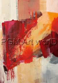PGM FCU 702M Francesco Cusumano Astratto colorato II Kunstdruck 21x30cm | Yourdecoration.de