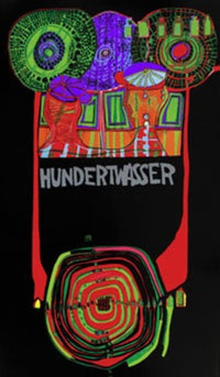 PGM FH 13 Friedensreich Hundertwasser Welttournee Kunstdruck 49x83cm | Yourdecoration.de