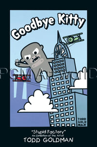 PGM GT 112 Todd Goldman Goodbye Kitty King Kong Kunstdruck 61x91cm | Yourdecoration.de