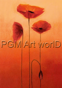 PGM HNE 704M Erika Heinemann Poppy Elegance III Kunstdruck 21x30cm | Yourdecoration.de