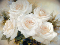 PGM LVI 20 Igor Levashov White Roses Kunstdruck 92x72cm | Yourdecoration.de