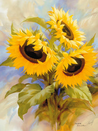 PGM LVI 27 Igor Levashov Sunflowers Kunstdruck 60x80cm | Yourdecoration.de