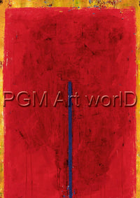 PGM RAB 702M Ralf Bohnenkamp Contrasting Red Kunstdruck 21x30cm | Yourdecoration.de
