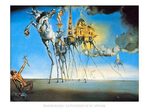 PGM SD 137 Salvador Dali La tentation de St Antoine Kunstdruck 80x60cm | Yourdecoration.de