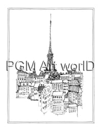 PGM TNA 42 Avery Tillmon Eiffel Tower Kunstdruck 28x35cm | Yourdecoration.de