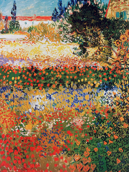 PGM VV 087 Vincent Van Gogh Giardino fiorito Kunstdruck 60x80cm | Yourdecoration.de