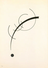 PGM WK 57 Wassily Kandinsky Freie Kurve auf den Punkt Kunstdruck 50x70cm | Yourdecoration.de