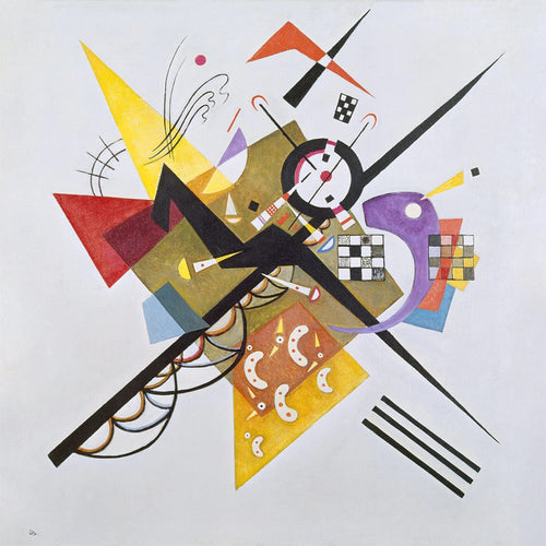 PGM WK 65 Wassily Kandinsky Auf Weiss 2 Kunstdruck 70x70cm | Yourdecoration.de