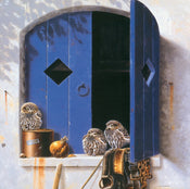 PGM WKJ 3008 Jan Weenink Visiting birds II Kunstdruck 30x30cm | Yourdecoration.de