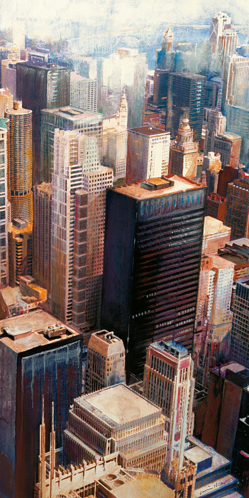 PGM WUR 02 Wulf Reinshagen Chicago II Kunstdruck 50x100cm | Yourdecoration.de