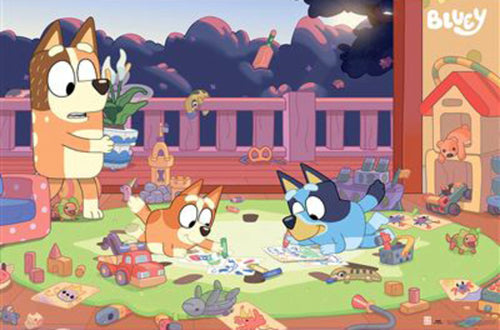 Poster Bluey Home 91 5x61cm PP2500083 | Yourdecoration.de